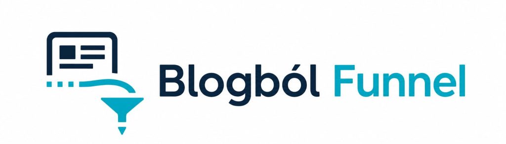 Blogból funnel